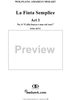 "Colla bocca e non col core", No. 6 from "La Finta Semplice", Act 1, K46a (K51) - Full Score