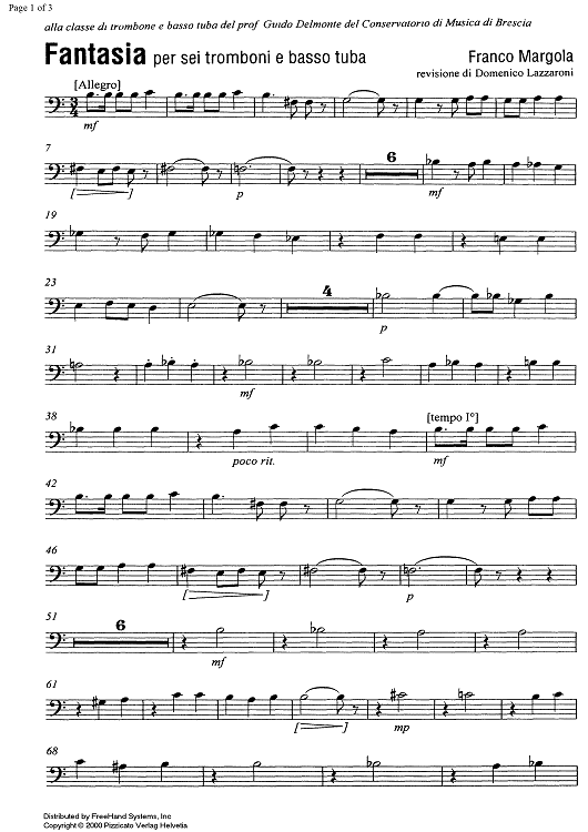 Fantasia - Trombone 3