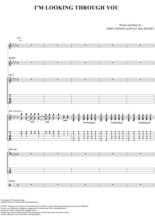 I'm Looking through You