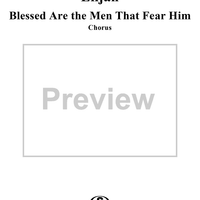 Blessed Are the Men That Fear Him - No. 9 from "Elijah", part 1