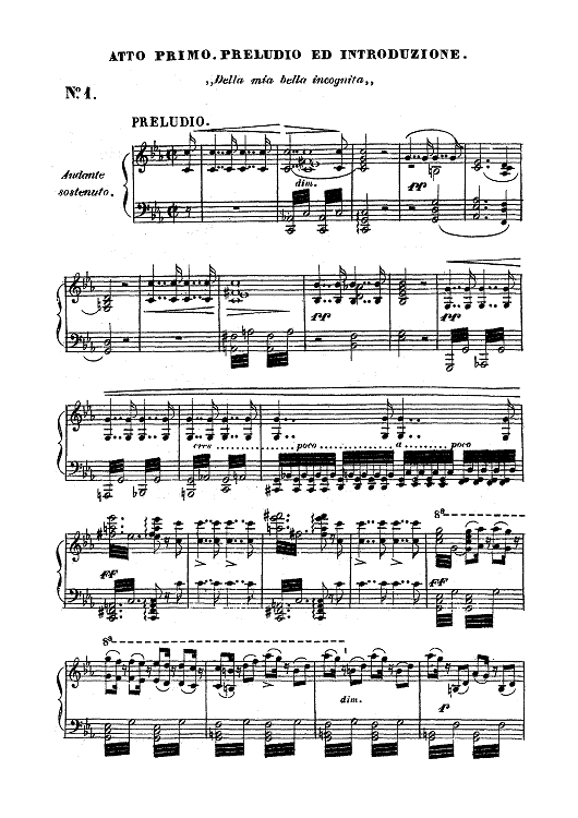 Rigoletto, Act 1, No. 1: Della, mia bella incognita