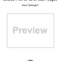 Twenty-Four Etudes, op. 48, no. 15 in E-flat major