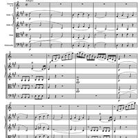 Quintet A Major KV581 - Score