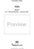 Grand Scene of the Consecration, and First Finale from "Aida", Act 1 - Score