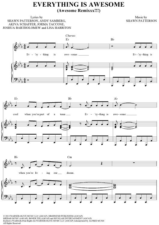 Everything Is Awesome (Awesome Remixxx!!!)