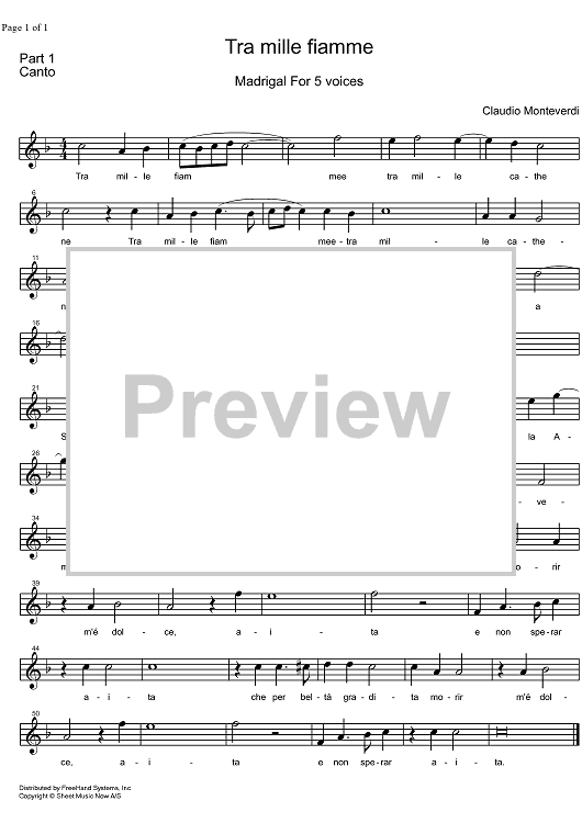 Tra mille fiamme - Voice