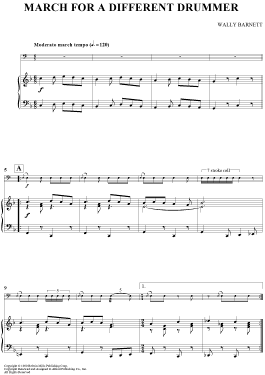 March For A Different Drummer