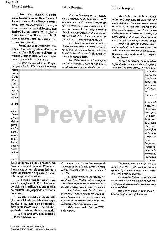 4 Preludes for Brass and Timpani - Preface