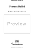 Peasant Ballad, No. 5 from "Poetic Tone Pictures",  Op. 85