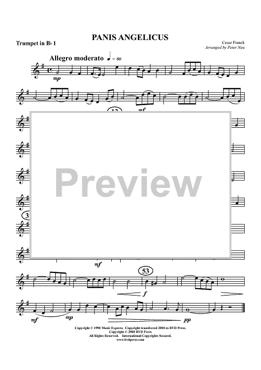 Panis Angelicus - Trumpet 1