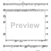 Fünffstimmigter blasender Music - B-flat Trumpet 2