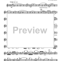 Nimrod from "Enigma Variations" - Clarinet 1 in B-flat