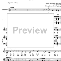 Hochländers Abschied Op.25 No.13