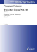 Pastores loquebantur - Score