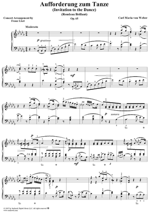 Aufforderung zum Tanze, Op. 65 (Invitation to the Dance)