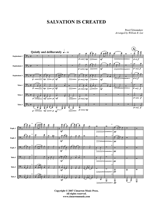 Salvation is Created - Score