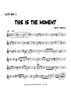 This Is The Moment - Alto Sax 2