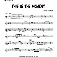 This Is The Moment - Alto Sax 2
