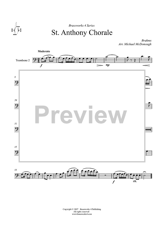 St. Anthony Chorale - Trombone 2
