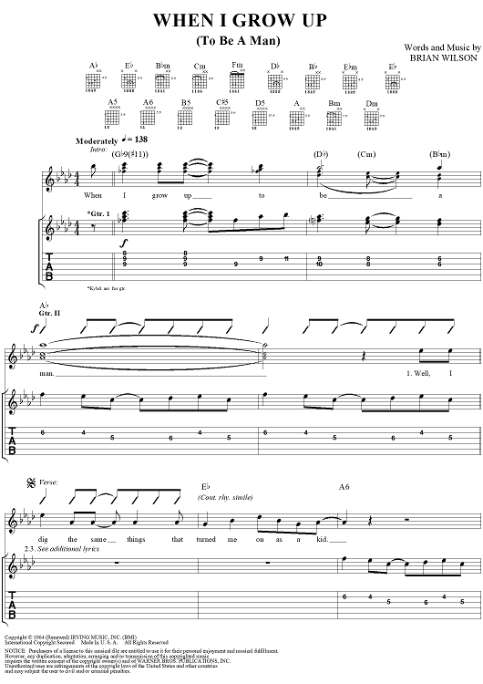 When I Grow Up (To Be a Man)