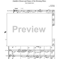 Aladdin's Dream and Dance of the Morning Mists - Score