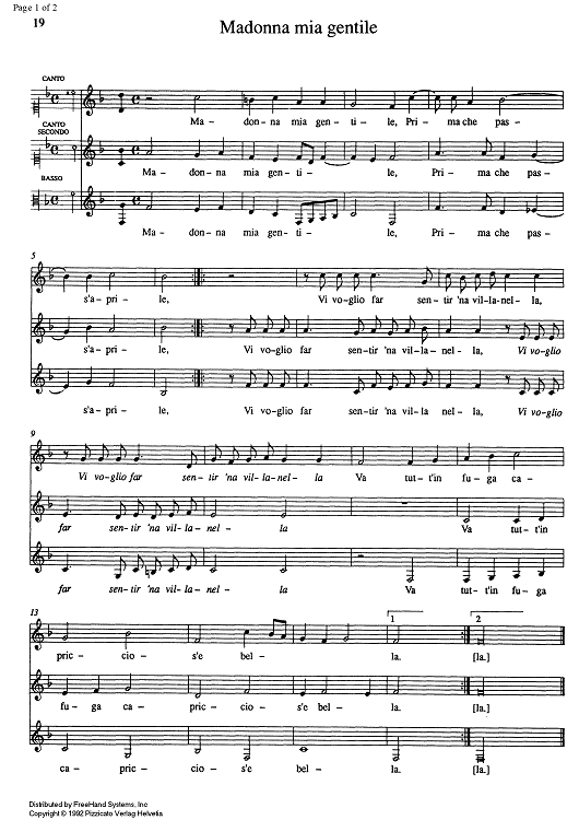 Madonna mia gentile