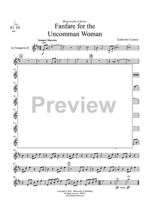 Fanfare for the Uncomman Woman - Trumpet 1 in B-flat