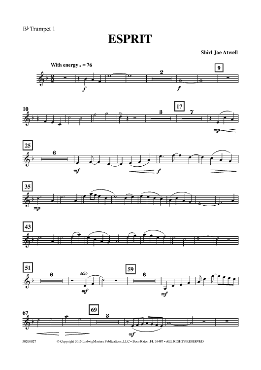 Esprit - Trumpet 1 in Bb