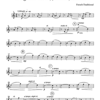 Bring Your Torch, Jeanette, Isabella - Part 2 Flute, Oboe or Violin