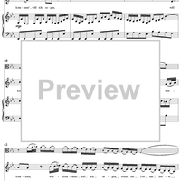 "Willkommen! will ich sagen," Aria, No. 3 from Cantata No. 27: Wer weiss, wie nahe mir mein Ende, BWV27 - Piano Score