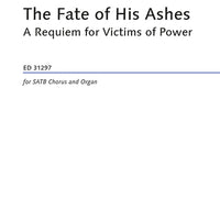 The Fate of His Ashes - Choral Score