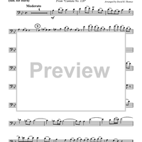Sheep May Safely Graze - Horn in F (plus optional part for Trombone)