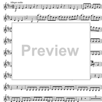 Divertimento No. 2 D Major KV131 - Violin 2