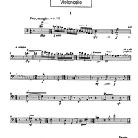 Quartet (Clarinet quartet) Op.26 - Cello