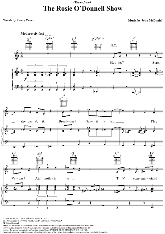 (Theme from) The Rosie O'Donnell Show