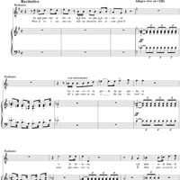 Romance from "Aida", Act 1 - Score