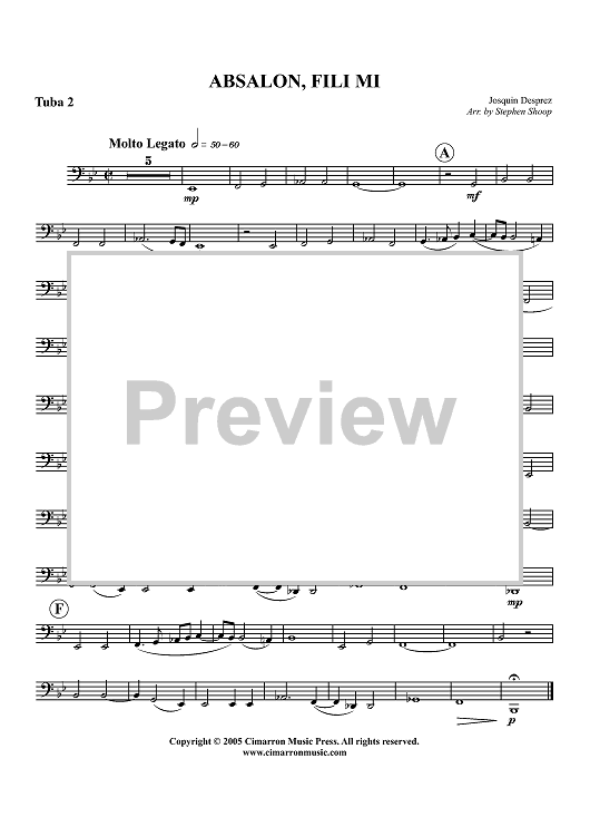 Absalon, Fili Mi - Tuba 2
