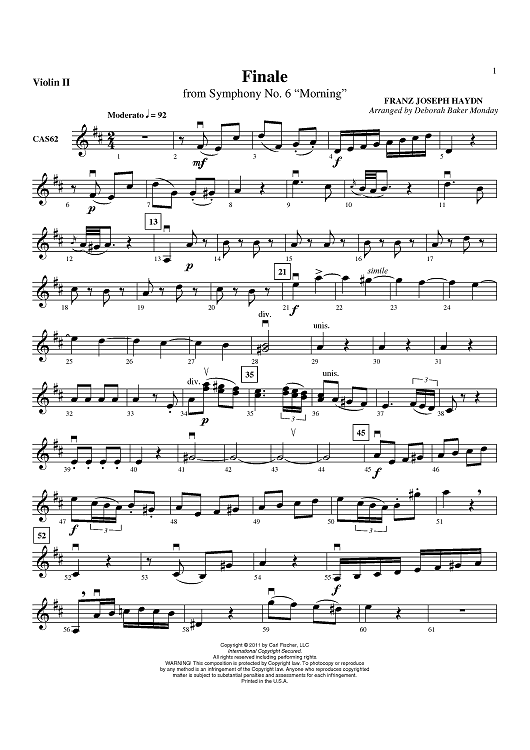 Finale - Violin 2