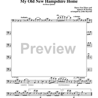 My Old New Hampshire Home - Trombone