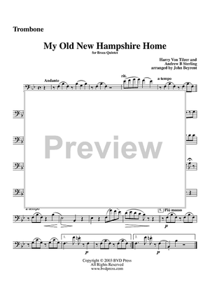 My Old New Hampshire Home - Trombone