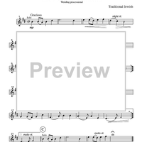 Erev Shel Shoshanim - Wedding processional - Part 2 Clarinet in Bb