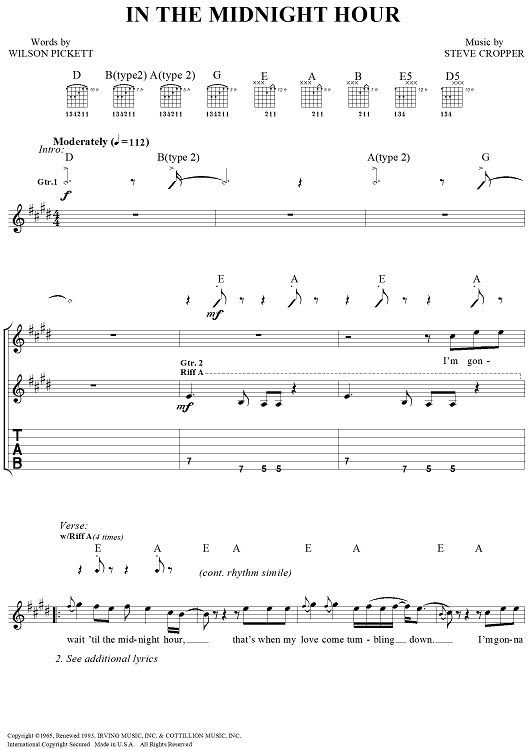 In The Midnight Hour