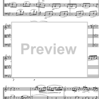 String Trio Bb Major D581B - Score
