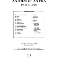 Anthem of an Era - Score Cover