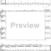 Trio Sonatain A Major  - Op. 4, No. 3 - Score