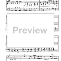 Flötenserenade (Flute serenade) - Score