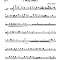 La Bergamasca - Choir 2, Trombone 1