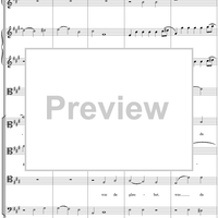 Chorus from Cantata no. 37  ("Wer da glaubet und getauft wird") - Full Score