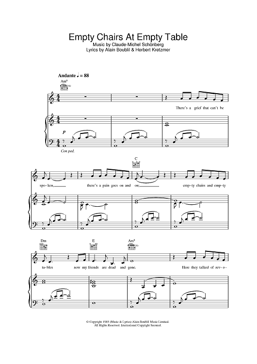 Empty Chairs At Empty Tables