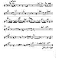 Beale Street Blues - C Instruments